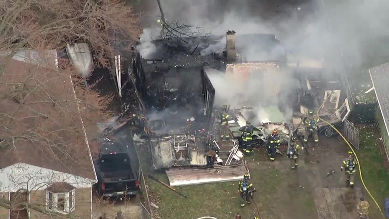 Fire investigating possible house explosion in Dearborn Heights