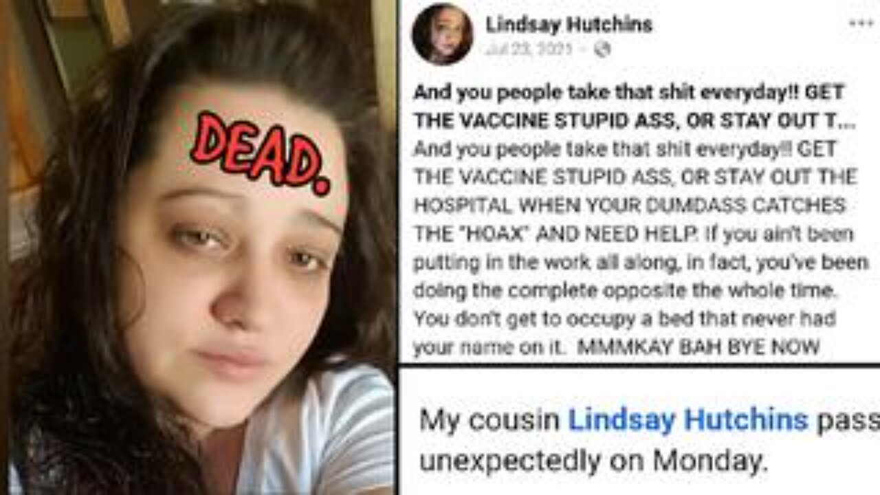 Killed by "The Hoax!" - She Ran That Vaccinated Mouth a Little Too Much!