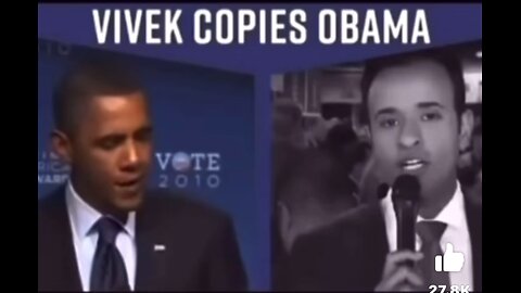 Vivek copies Obama Word for Word #UCNYNEWS￼￼