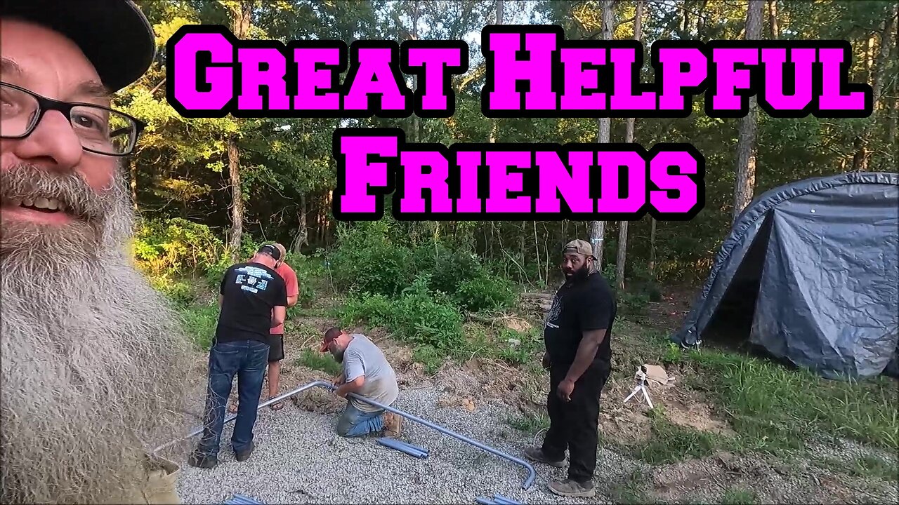 Great Friends Working Eating Enjoying Community | Thanks To All Of You | Arkansas homestead