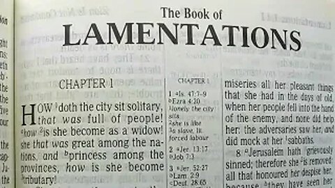 Lamentations: Chapters 01-02