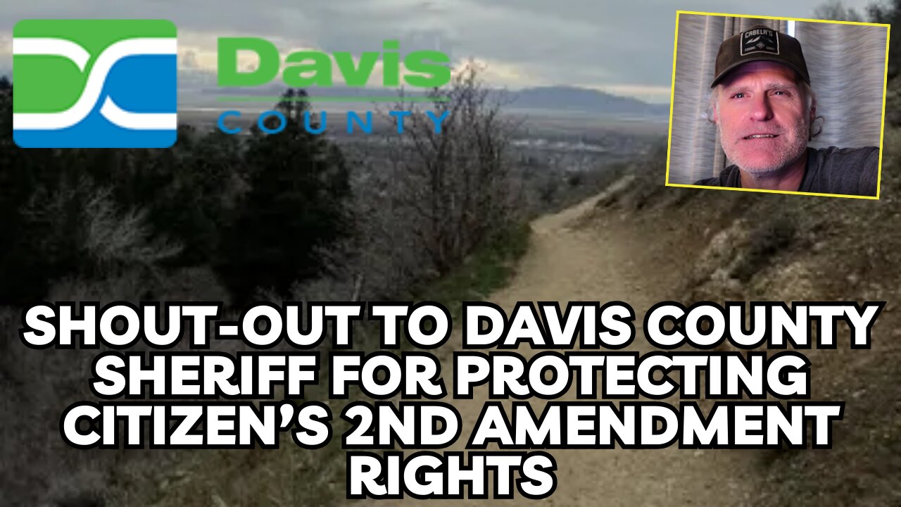 Shout out to Davis county sheriff for protecting citizen’s 2nd amendment rights