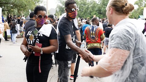 Bringing the Gospel at a Black Lives Matter protest in Apopka, FL