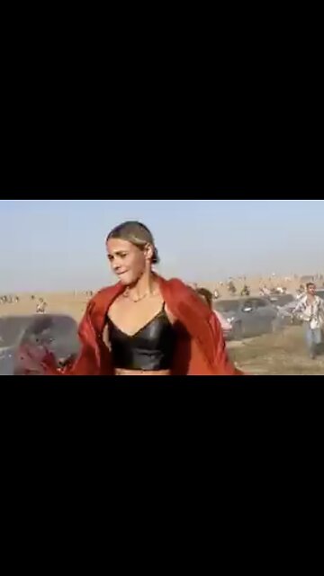 Israeli Ravers Flee From Hamas