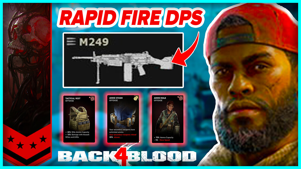 MASSIVE DPS NO ADS LMG DECK BUILD! - Back 4 Blood Post Update Nightmare And No Hope Deck Build 2022