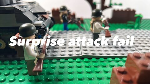 Surprise attack fail (Lego stop motion)