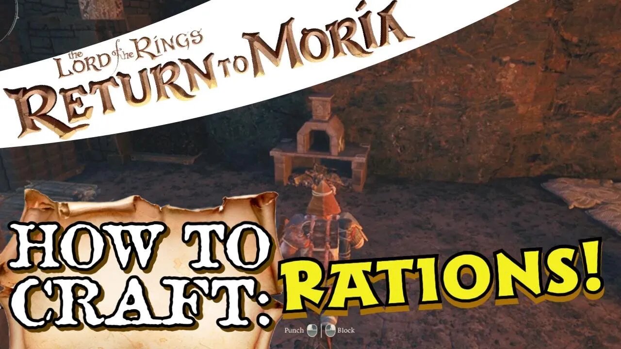 Return to Moria How to Craft Rations