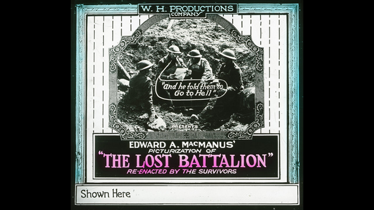 THE LOST BATTALION (1919)