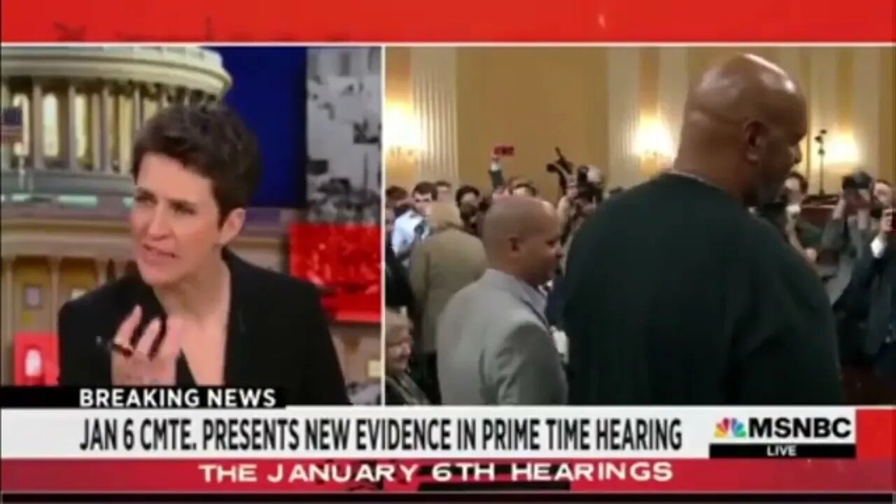 Did MSNBC just said that Trump was not part of Jan 6?