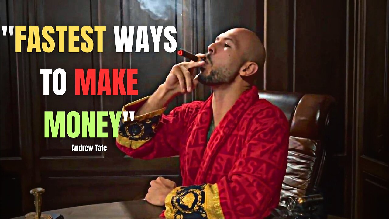 4 WAYS TO MAKE MONEY FAST | Andrew Tate Speech
