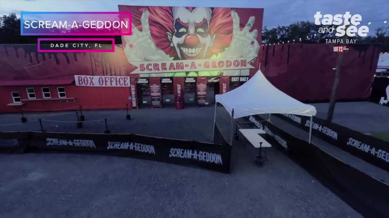 Drone Tour of Scream-A-Geddon in Dade City, FL