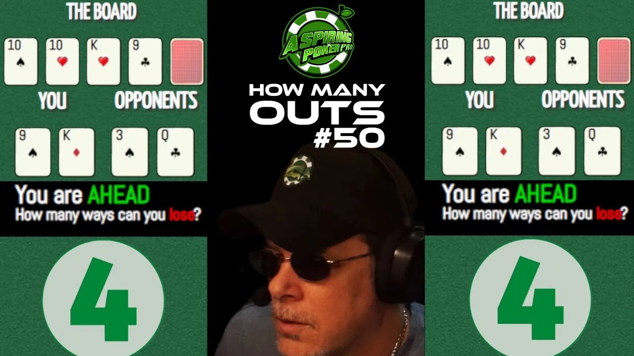 POKER OUTS QUIZ #50 #poker #pokerquiz #howmanyouts #howtoplaypoker #quiz #games #pokerface