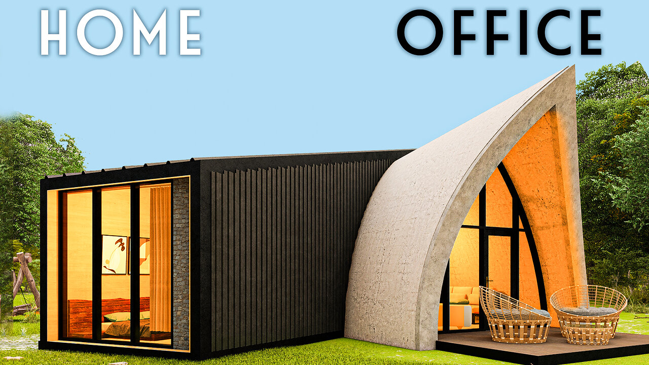 Work from home surrounded by nature ! Container-style house