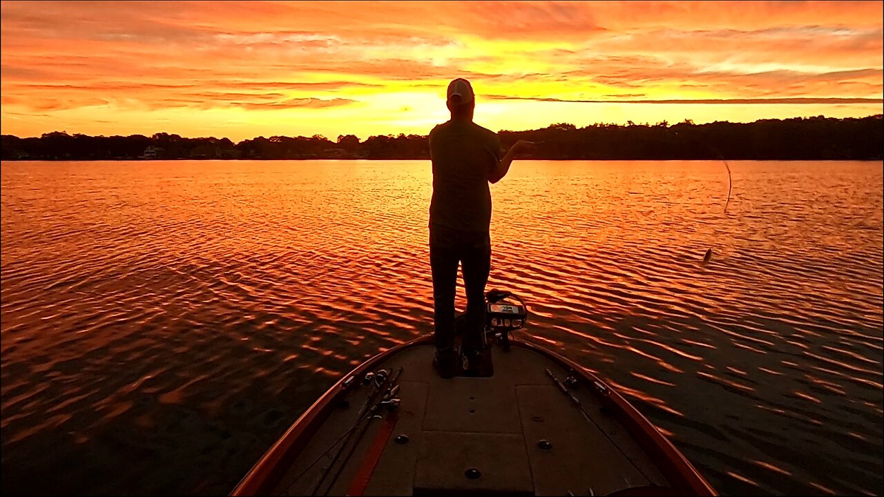 Fishing at Sunrise and Sunset.