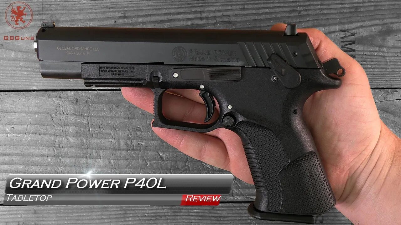 Grand Power P40L 10mm Tabletop Review and Field Strip
