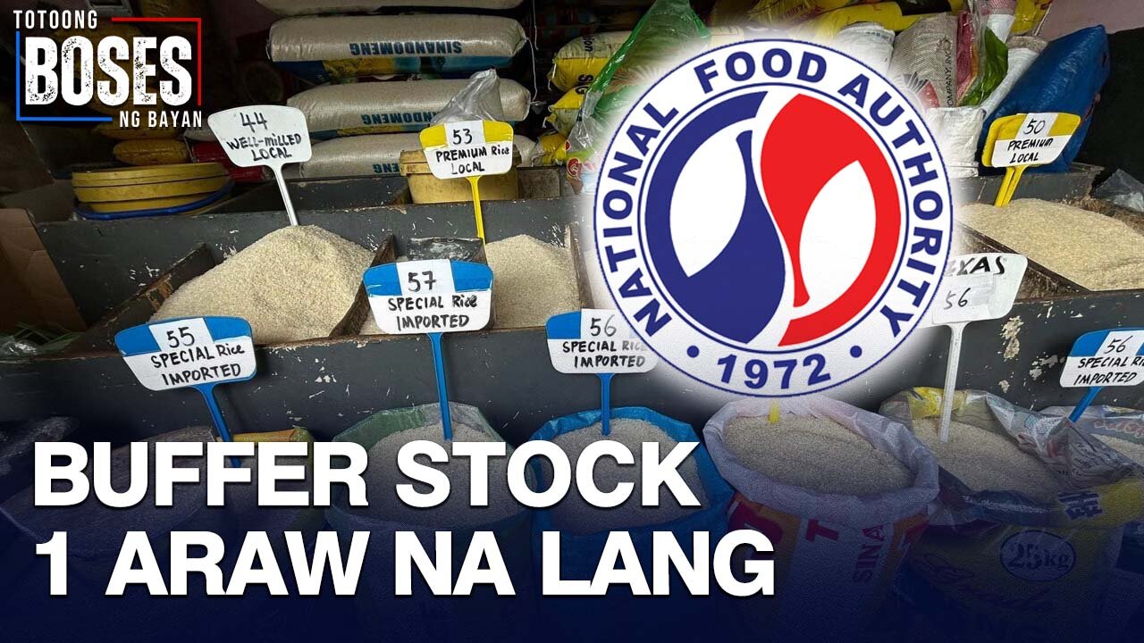 Buffer stock ng bigas, pang mahigit isang araw na lang -NFA