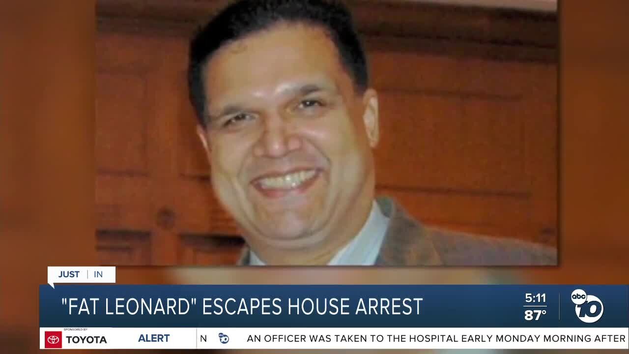 'Fat Leonard' escapes house arrest in San Diego