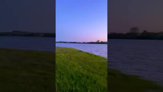 Beautiful colored sky in Canada