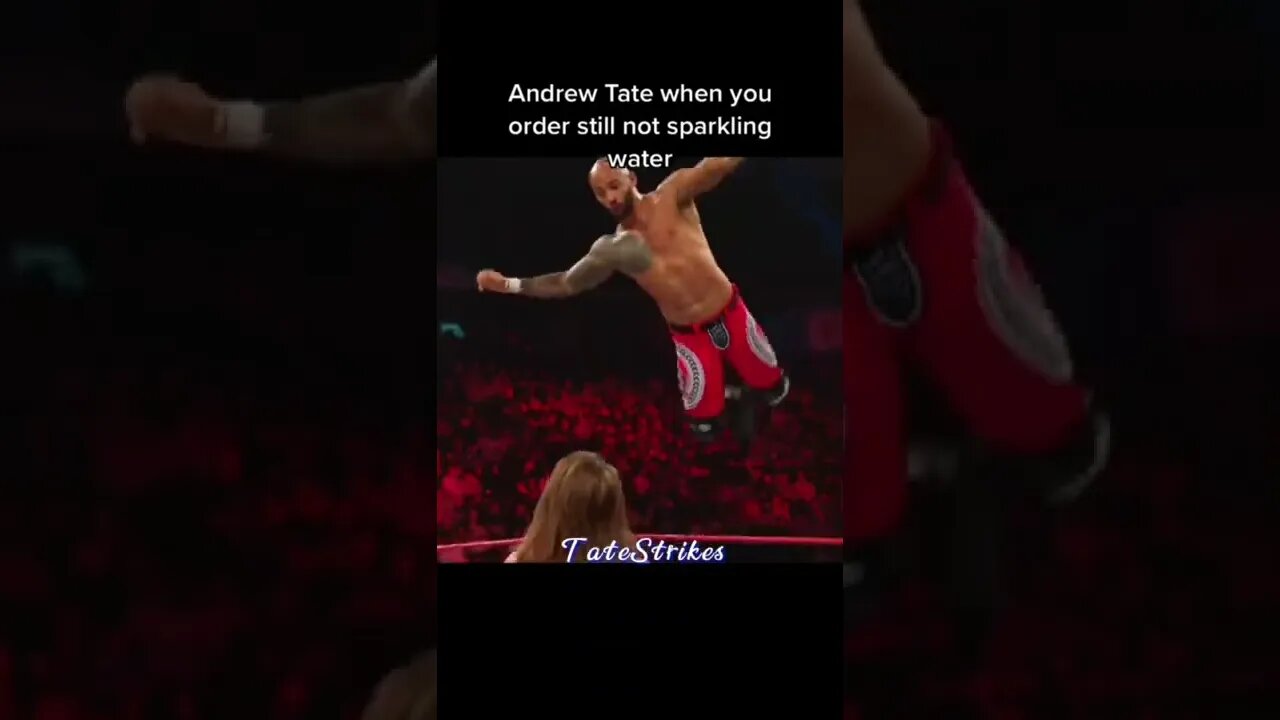 ANDREW TATE WWE RAW MATCH (RARE FOOTAGE)