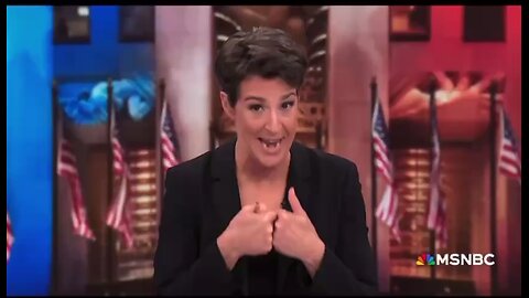 Rachel MadCow is not accepting the results of the election.