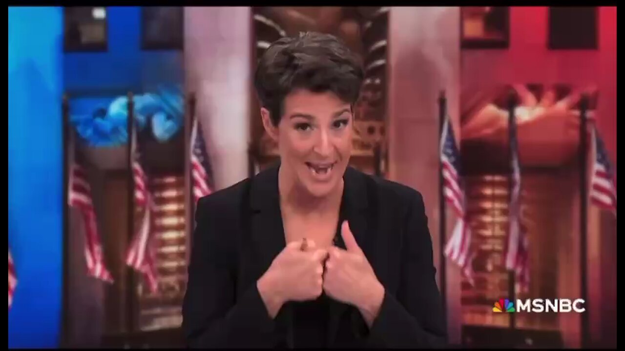 Rachel MadCow is not accepting the results of the election.