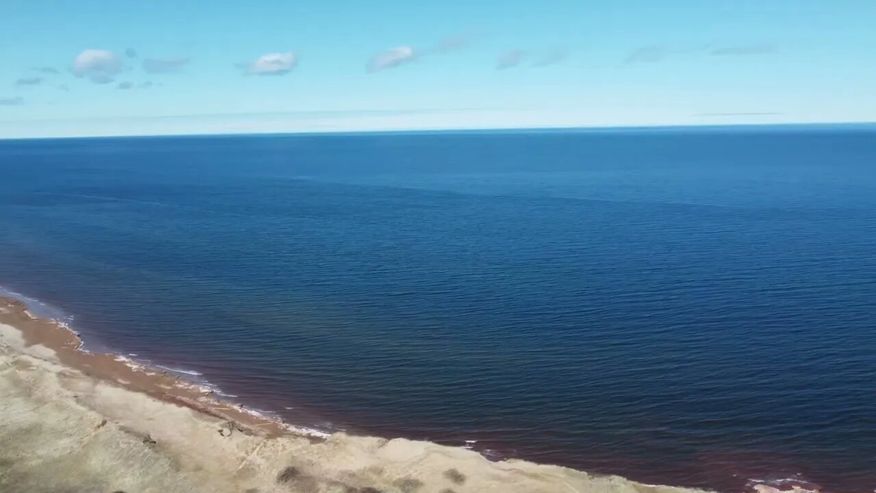 Drone Aerial View of Late March