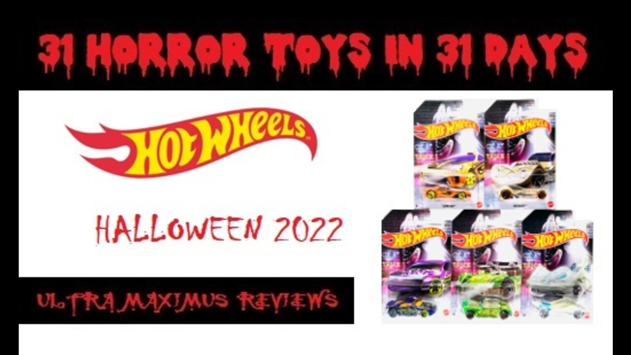 🎃 Hot Wheels Halloween 2022 | Set of 5 | 31 Horror Toys in 31 Days