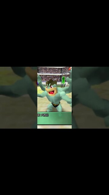 Pokémon Stadium 2 - Machamp Uses FIRE PUNCH!
