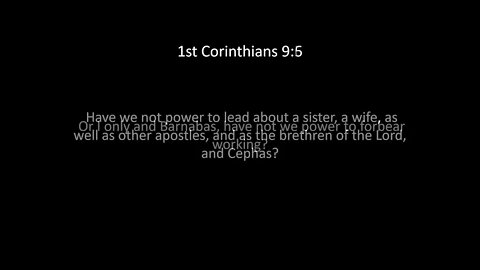 1st Corinthians Chapter 9