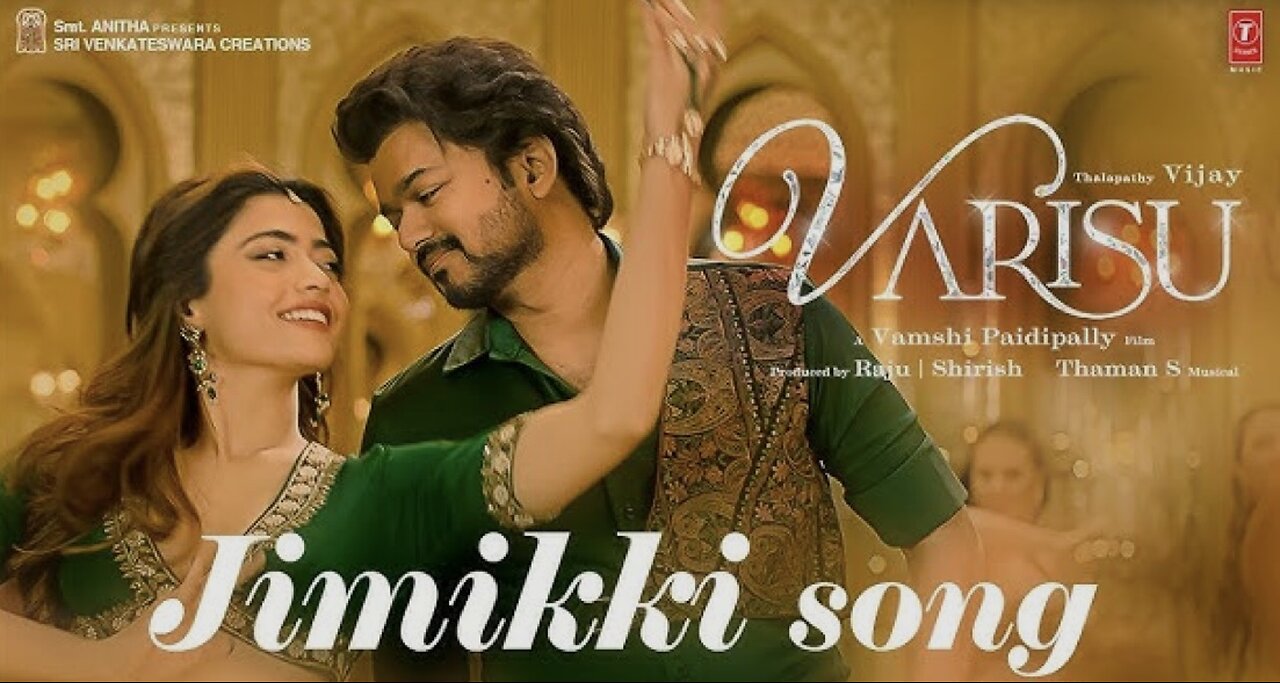 Full Video: Jimikki (Hindi) Aate Jaate | Varisu | Thalapathy Vijay | Thaman S | Vamshi Paidipally