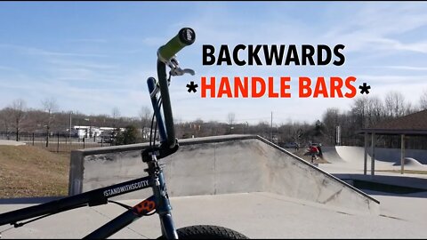 ** BACKWARDS HANDLE BARS ** -You Wanted Us To Try This!