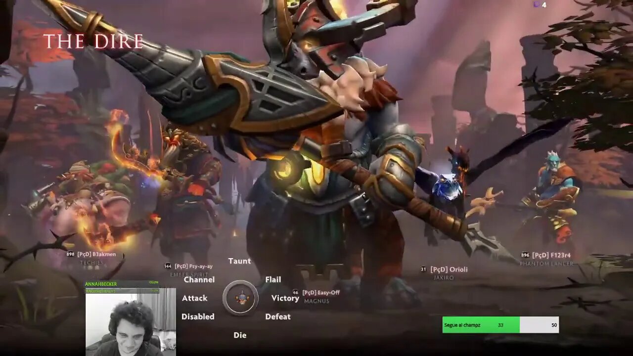 (Dota 2) Segurar o jogo até a oportunidade de ganhar aparecer. Outra vitória de techies