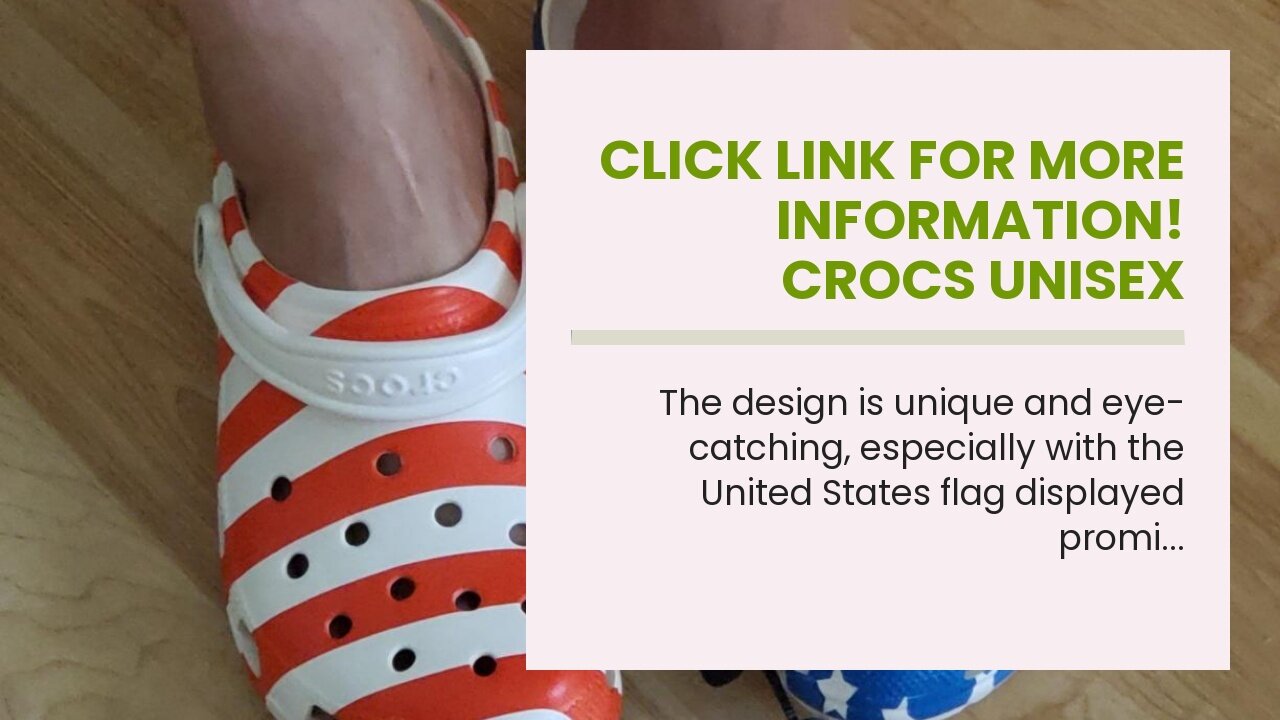 Click link for more information! Crocs Unisex Classic United States Military Clogs