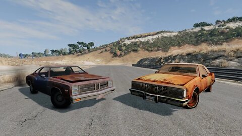 BeamNG.Drive Jalopy Drag Race