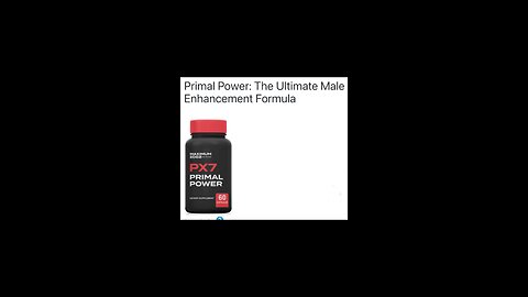 Primal Power an Ultimate Male Enchancement Formula