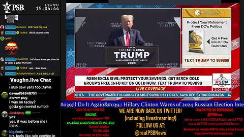 2023-09-25 15:00 EDT - The PATRIOTski Tavern:
