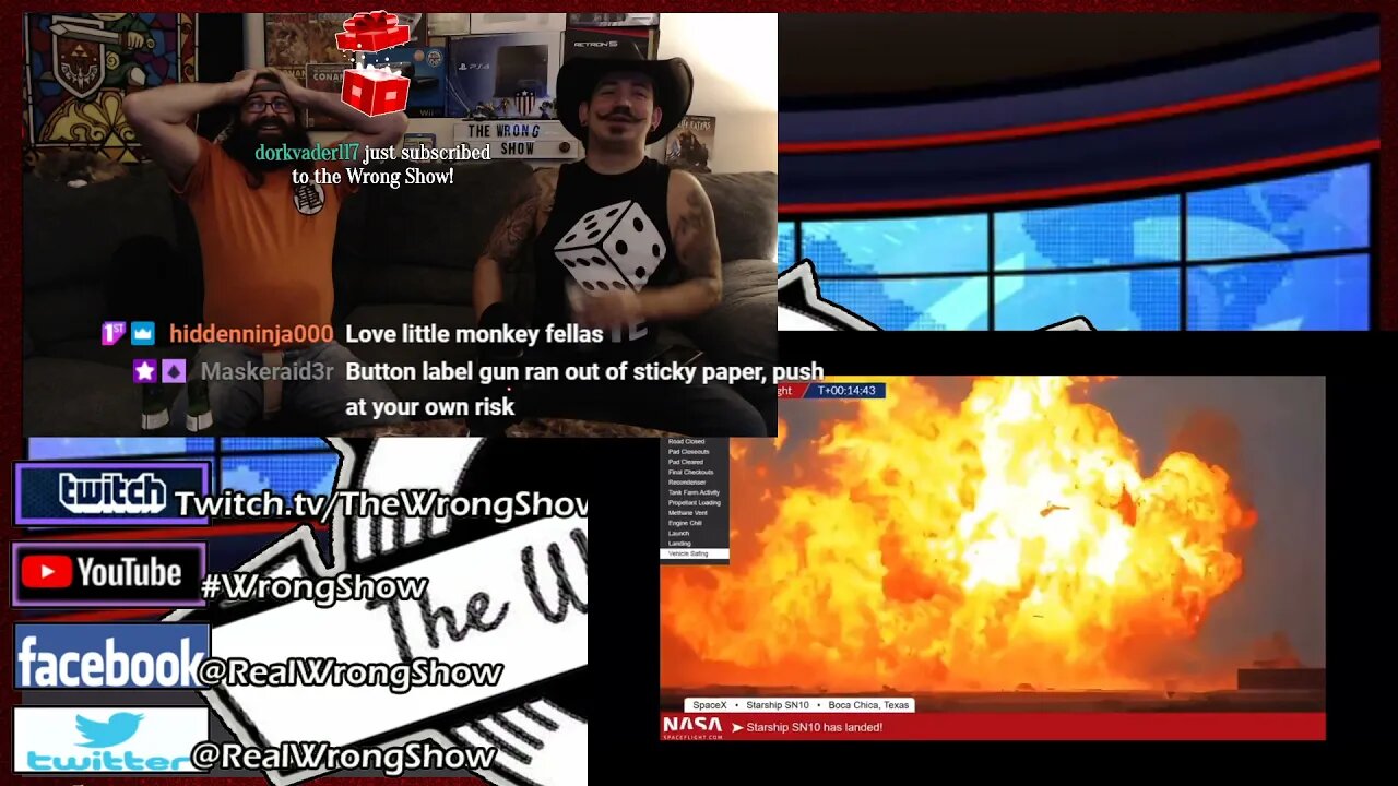 VOD The Wrong News 5-11-21 (Twitch Safe?)