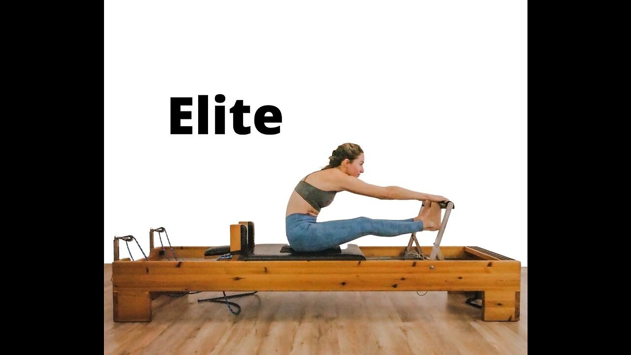 Kneeling Lunge on Pilates Reformer machine