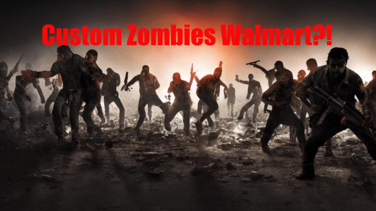 Bo3 Zombies in Walmart