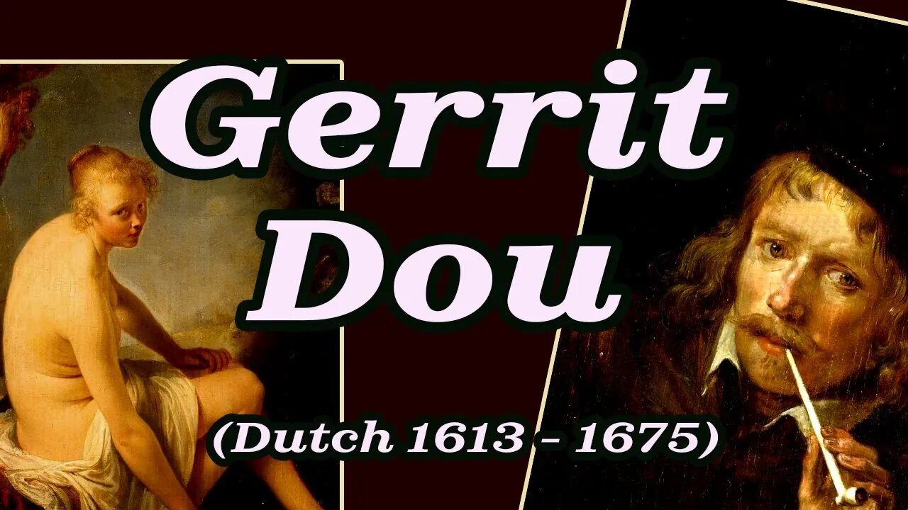 Dutch Golden Age Perfectionist Artist Gerrit Dou. He was paid more for paintings than Rembrandt.