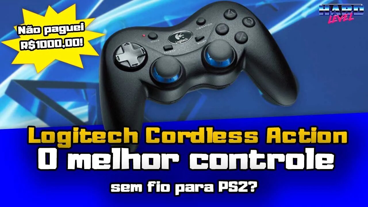 Logitech Cordless Action é o melhor controle sem fio pra PS2? Vale 1000 reais? Unboxing e review!