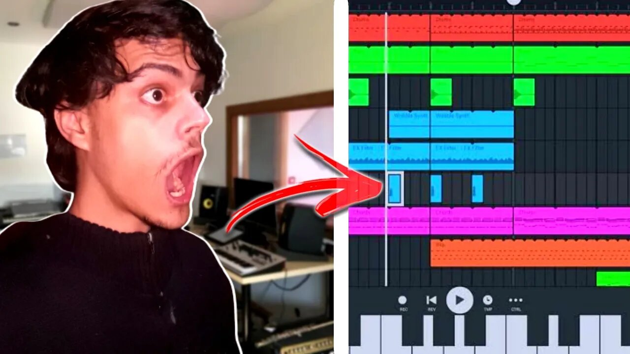 como fazer um beat de funk no FL STUDIO mobile | Ranjin