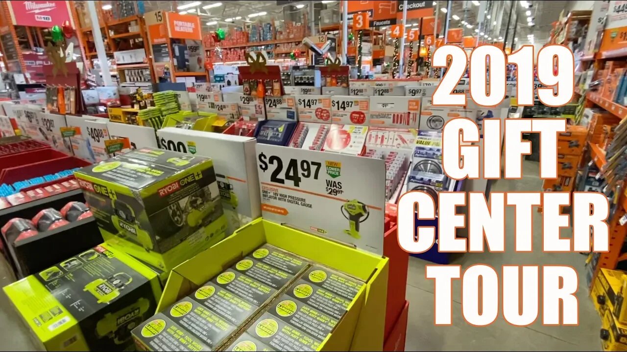 HOME DEPOT Gift Center Tour - Black Friday 2019