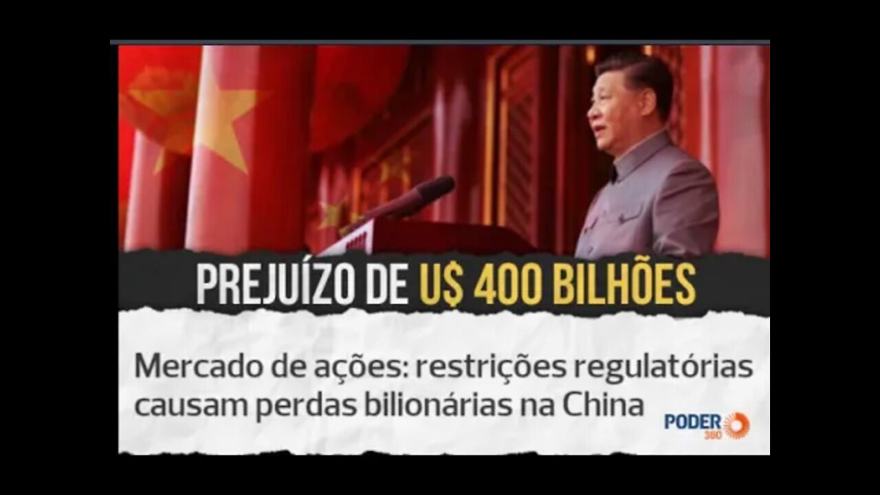 Prejuízo de 400 US$ bilhões na China