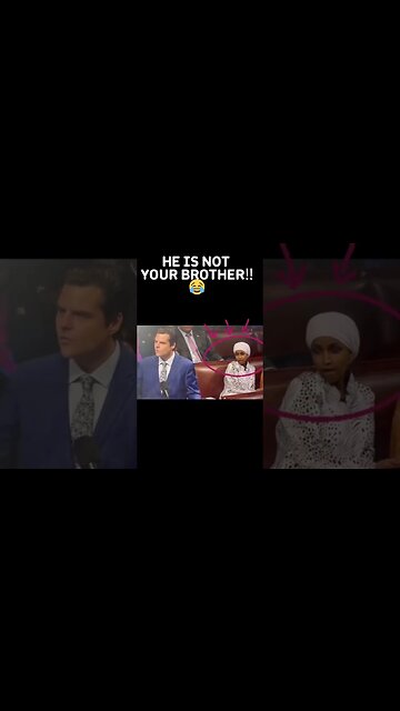 Why is Ilhan Omar looking at Matt Gaetz like that? 😂
