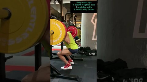 How to SQUAT DEEP #shorts #squats #deepsquat