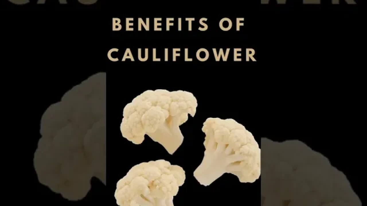 Cauliflower Benefits - The Hidden Benefits of This Vegetable || #health || #shorts || #healthtips