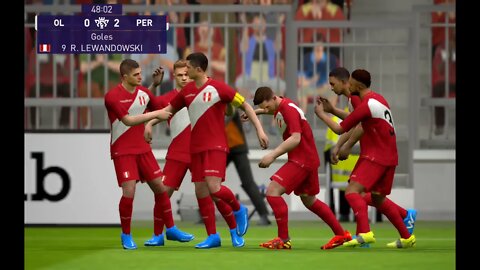 PES 2021: OLYMPIQUE LIONNAYS vs PERÚ | Entretenimiento Digital 3.0