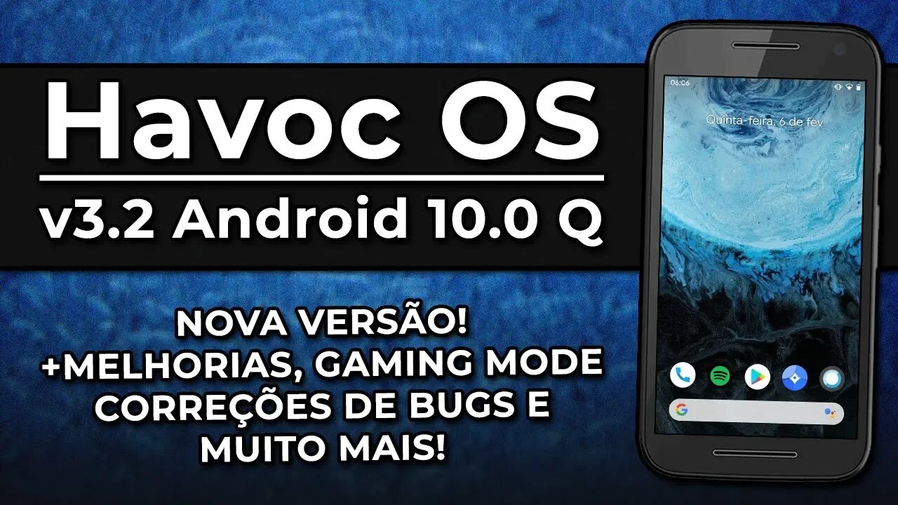 Havoc-OS v3.2 | Android 10.0 Q | NOVA VERSÃO DA HAVOC, VÁRIOS BUGS CORRIGIDOS E MUITAS MELHORIAS