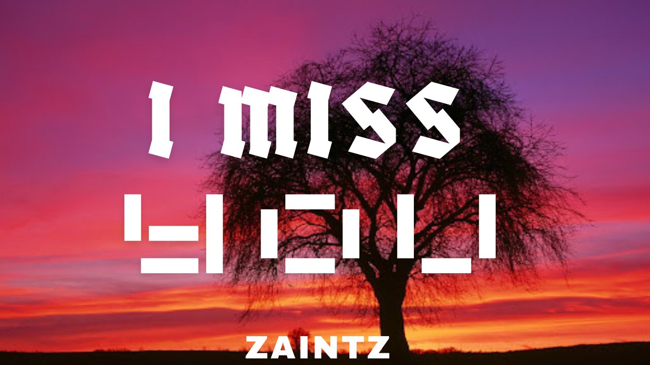 Zaintz - I Miss You (Visualizer) 171 seconds of Pop